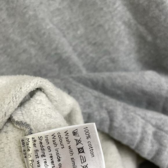 Kin by John Lewis Sweatshirt Gray Womens Small Pullover Crop Drawstring Tie - Picture 11 of 11